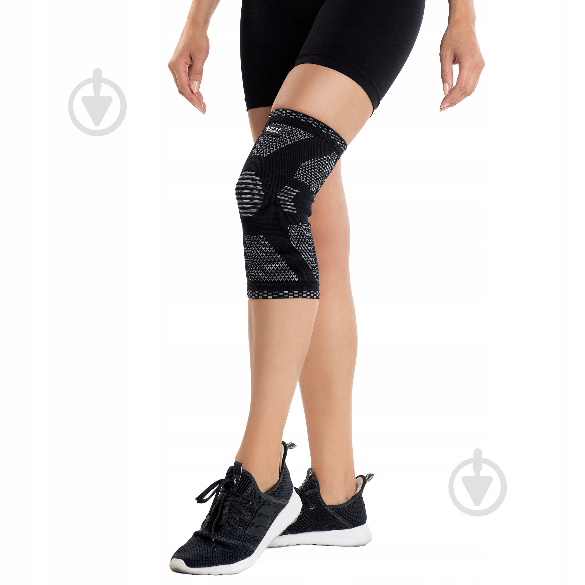 Бандаж для колена 4fizjo (P-5907739317919) р. XXL черный с серым - фото 6 Бандаж для колена 4fizjo (P-5907739317919) р. XXL черный с серым - фото 6