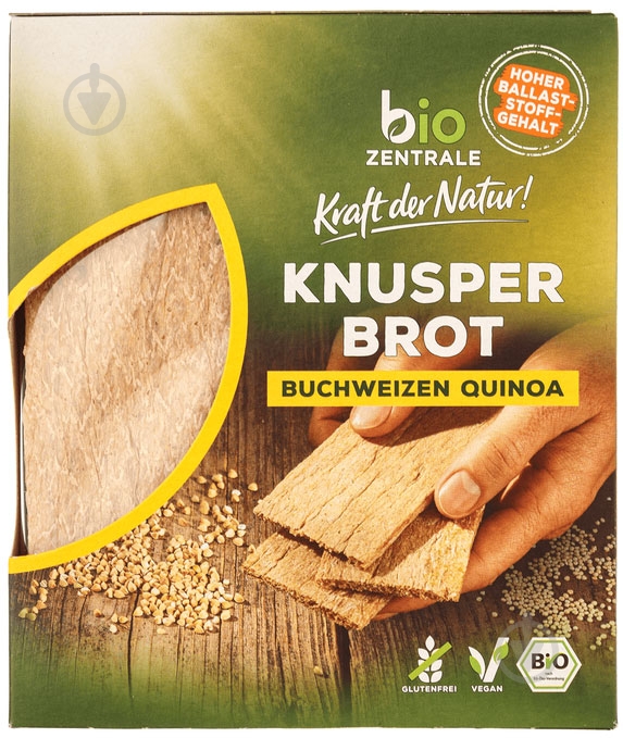 Хлібці Bio Zentrale гречані з кіноа органічні 100 г - фото 1