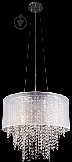 ВИТРИНА! Люстра подвесная Strotskis Grace 5x40 Вт E14 хром/белый 10070/5 - фото 2