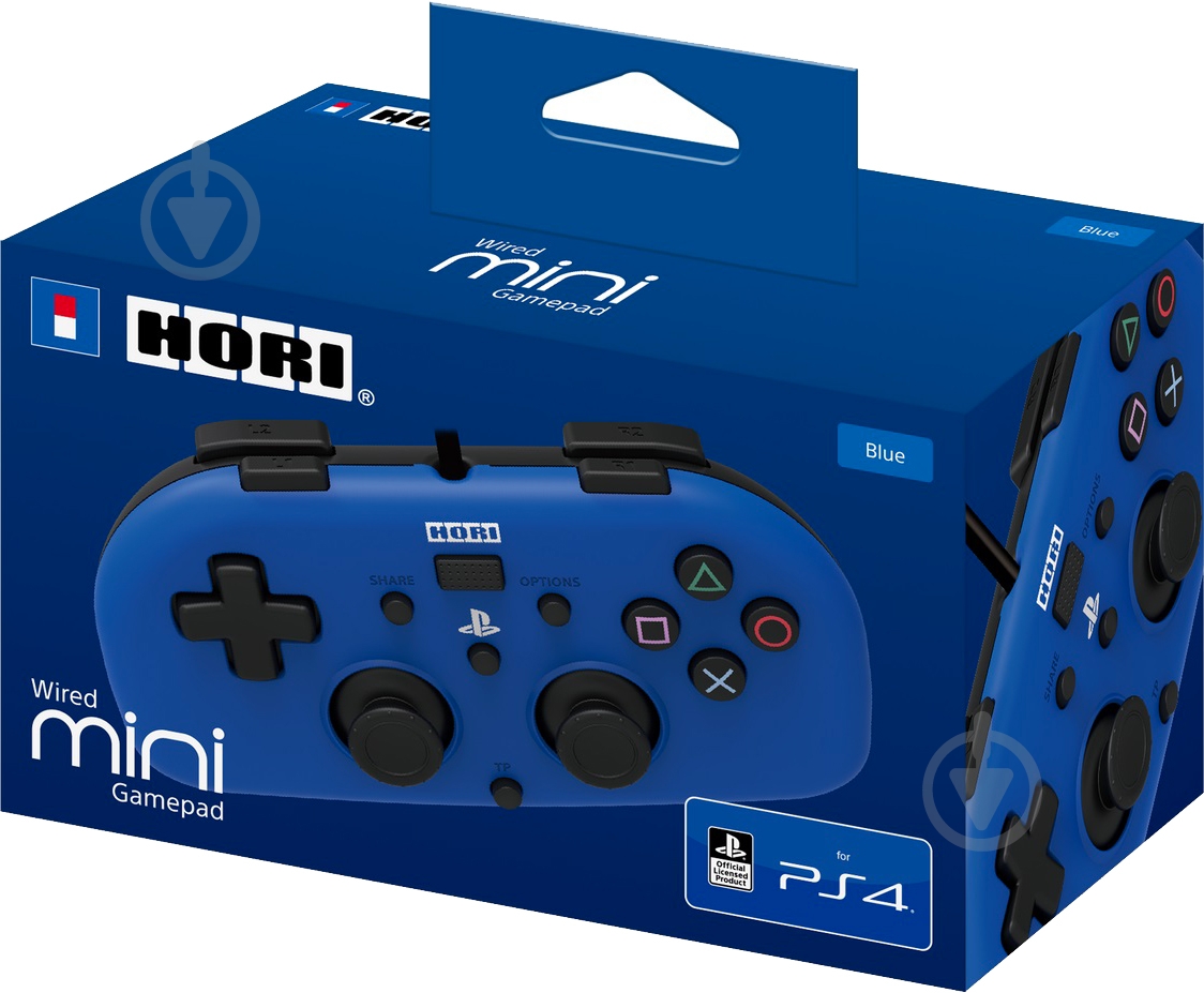 Геймпад HORI Mini Gamepad для PS4 Blue (4961818028395) - фото 6 Геймпад HORI Mini Gamepad для PS4 Blue (4961818028395) - фото 6