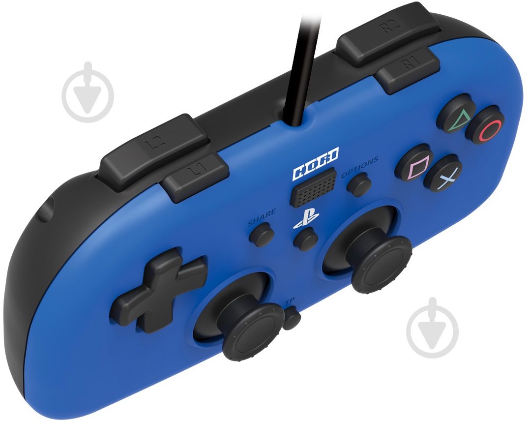 Геймпад HORI Mini Gamepad для PS4 Blue (4961818028395) - фото 3 Геймпад HORI Mini Gamepad для PS4 Blue (4961818028395) - фото 3