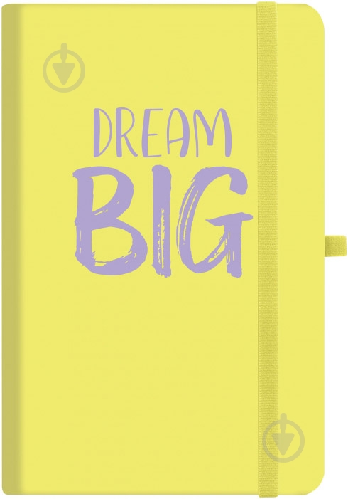 Блокнот Dream big с ластиком 136х207 мм O20812-25 Optima - фото 1