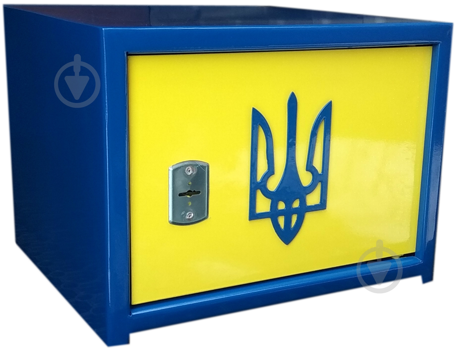 Сейф меблевий B.A.K.S. U-1 300x400x350 жовто-блакитний - фото 1 Сейф меблевий B.A.K.S. U-1 300x400x350 жовто-блакитний - фото 1