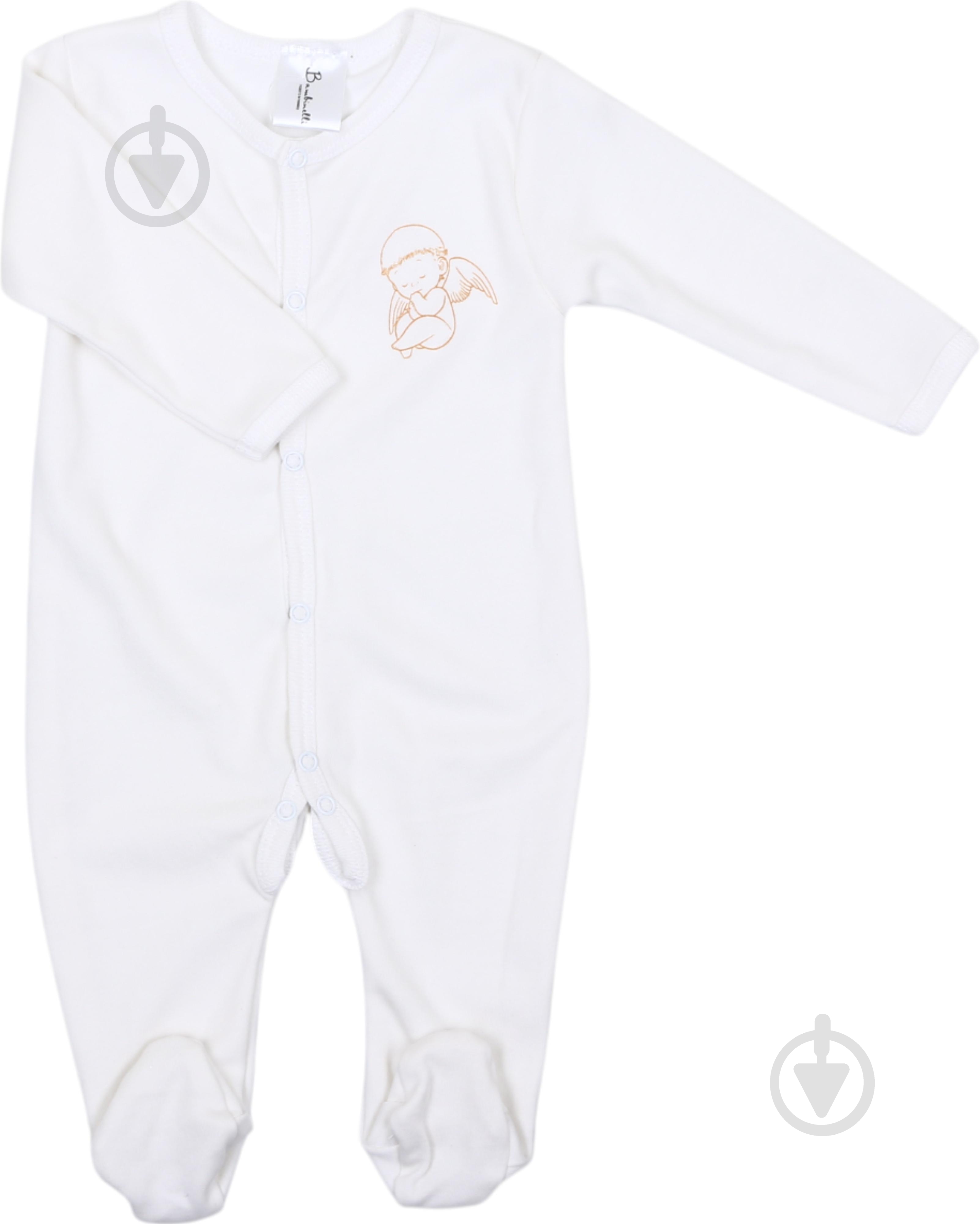 Комбінезон унісекс Bambinelli Янголятко р.68 білий 0209 - фото 2 Комбінезон унісекс Bambinelli Янголятко р.68 білий 0209 - фото 2