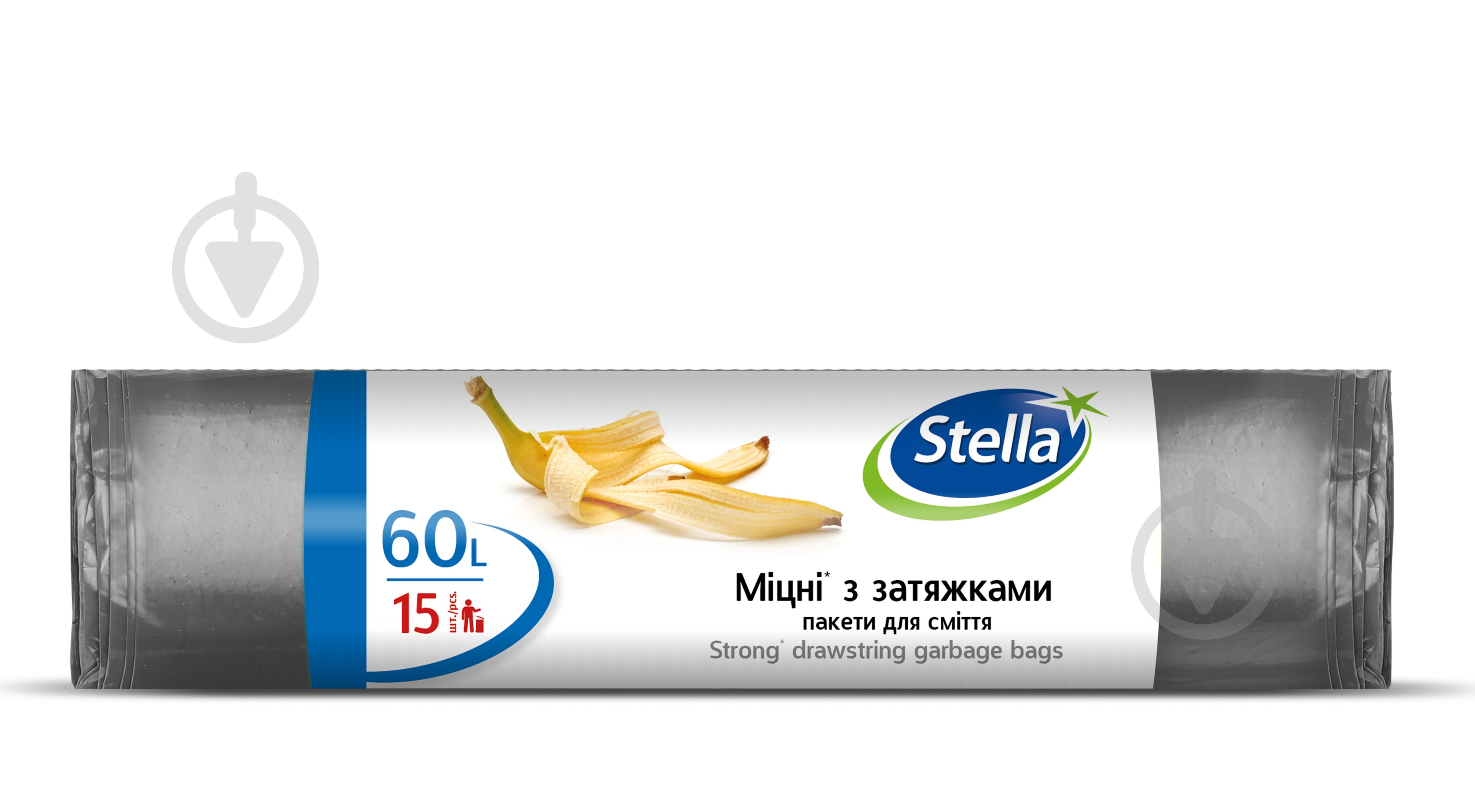 Мішки для сміття із затяжками Stella Sarantis (8571061381) стандартні 60 л 25 шт. - фото 1