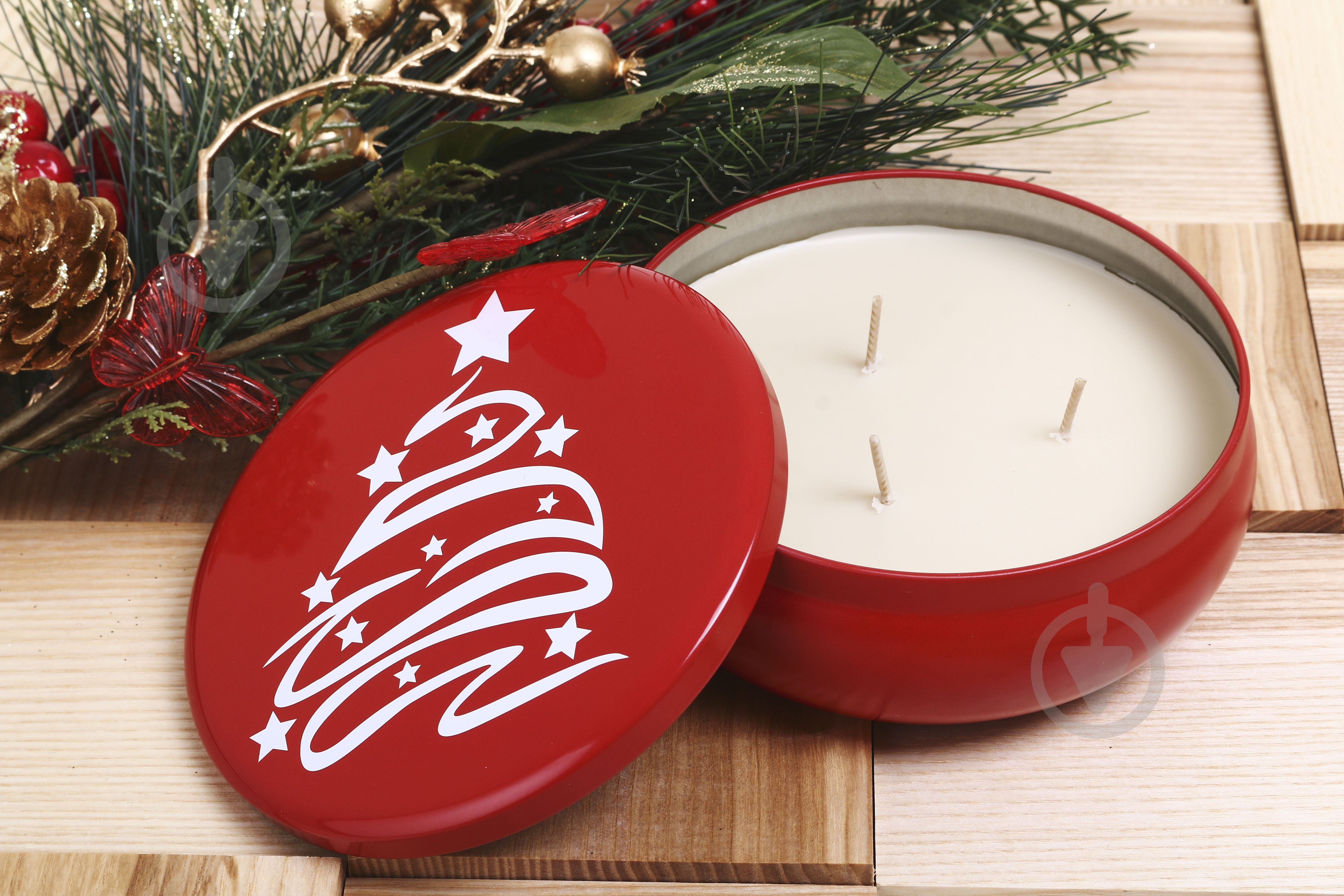 Свеча ароматическая с ароматом ванили 13,4x5 см - фото 1