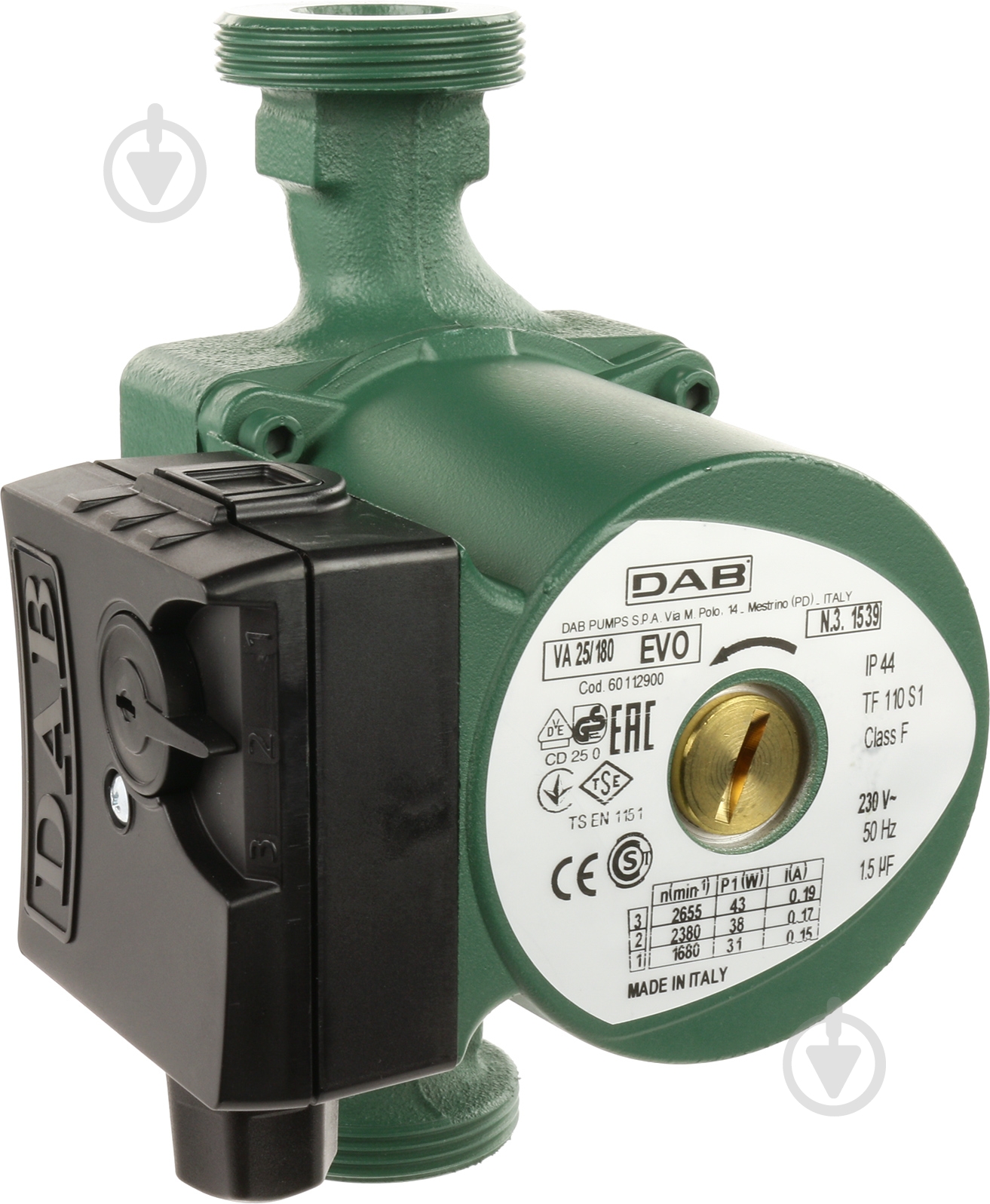 Циркуляционный насос DAB VA 25/180 - фото 1 Циркуляционный насос DAB VA 25/180 - фото 1