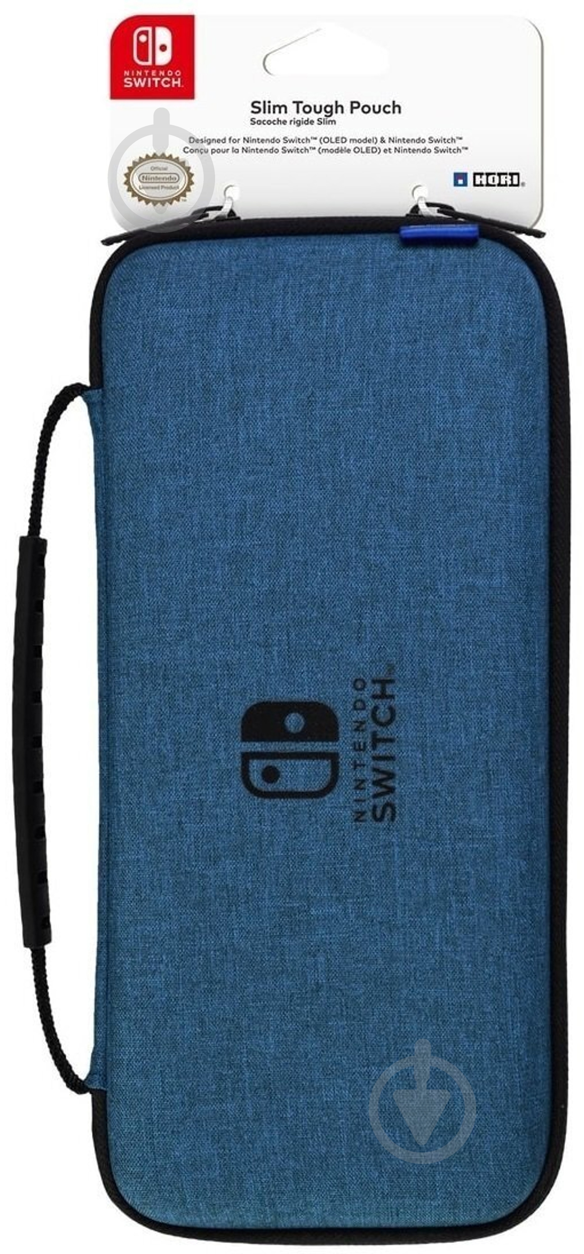 Чохол HORI Slim Tough Pouch для Nintendo Switch blue - фото 1 Чохол HORI Slim Tough Pouch для Nintendo Switch blue - фото 1