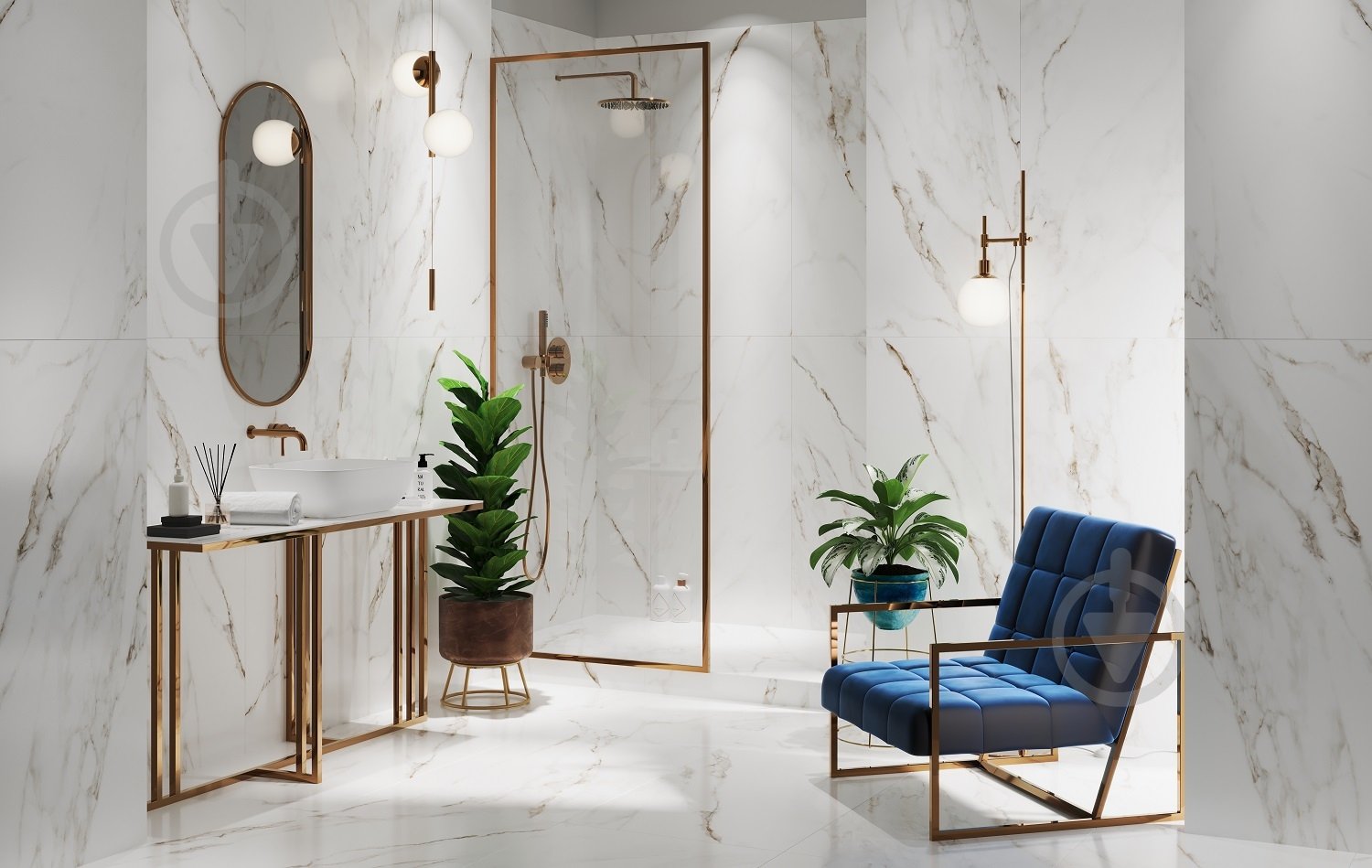 Плитка Allore Group Mira White F P R Satin 60x120 см - фото 10 Плитка Allore Group Mira White F P R Satin 60x120 см - фото 10