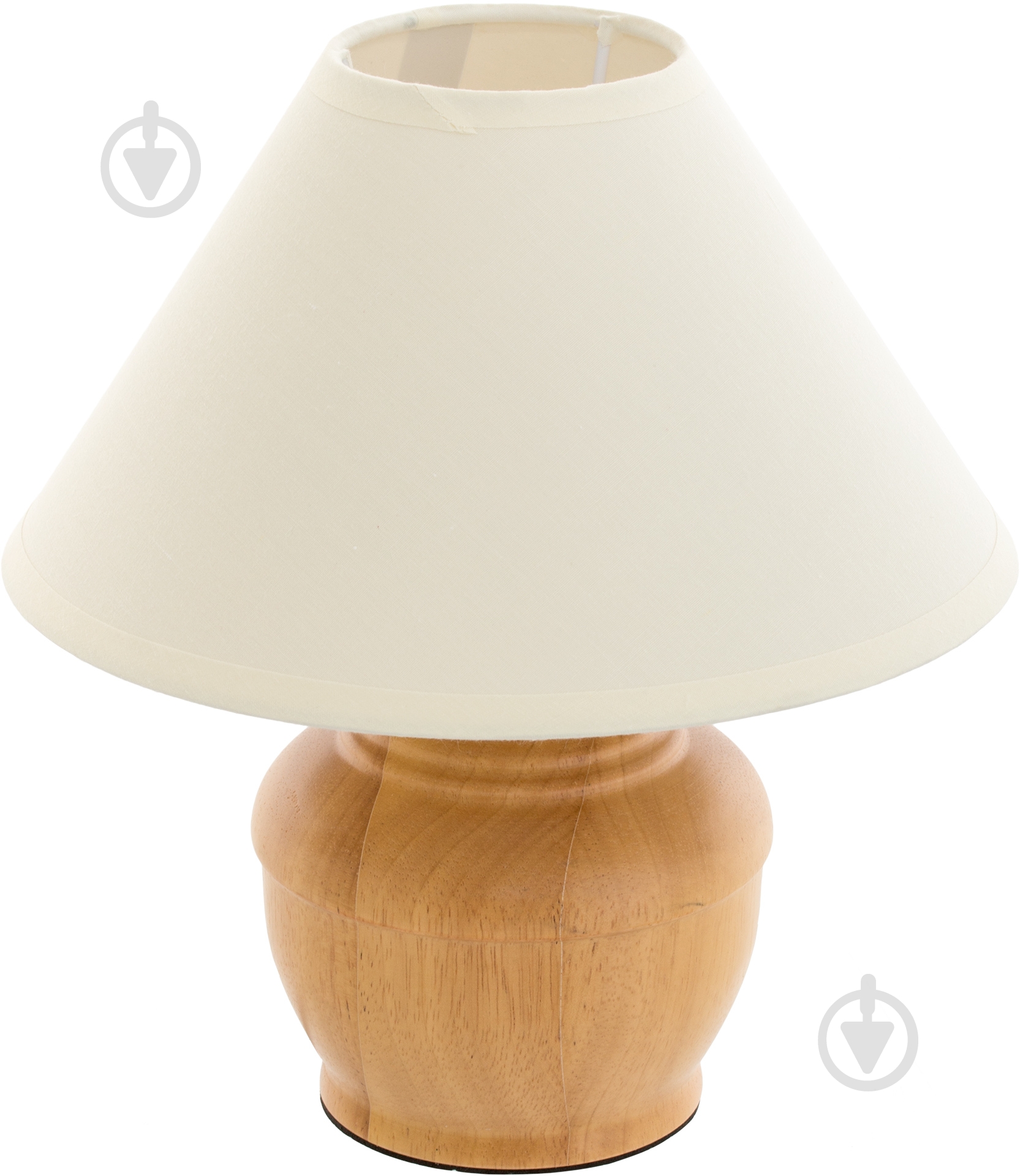 Настільна лампа декоративна Геотон ННБ 01-40-376 ЛД-38 1x40 Вт E14 дерево світле 9.1.376.1 - фото 2