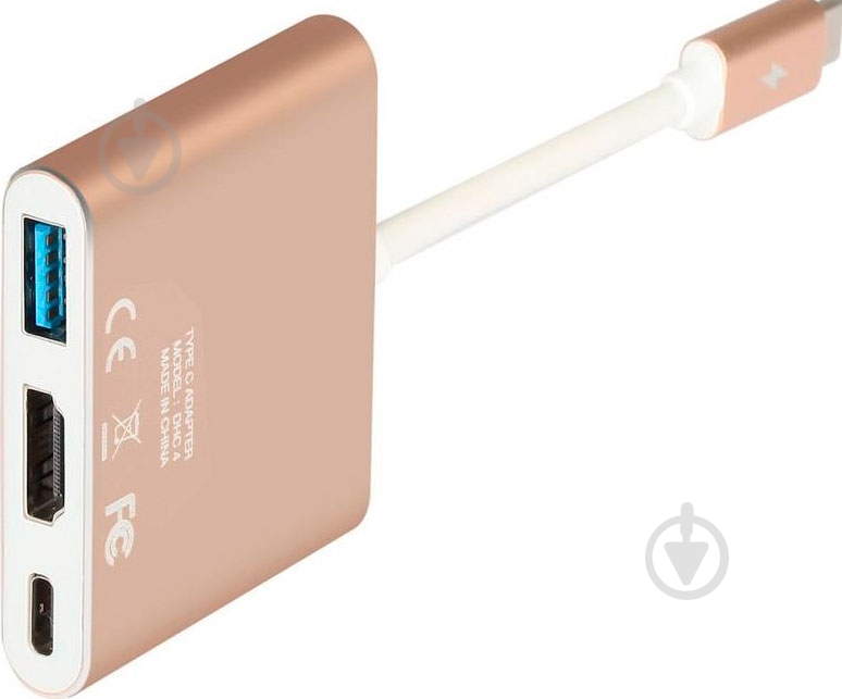 Кардридер MOMAX Elite Type C Multi-Media Hub Gold (DHC4L) - фото 3