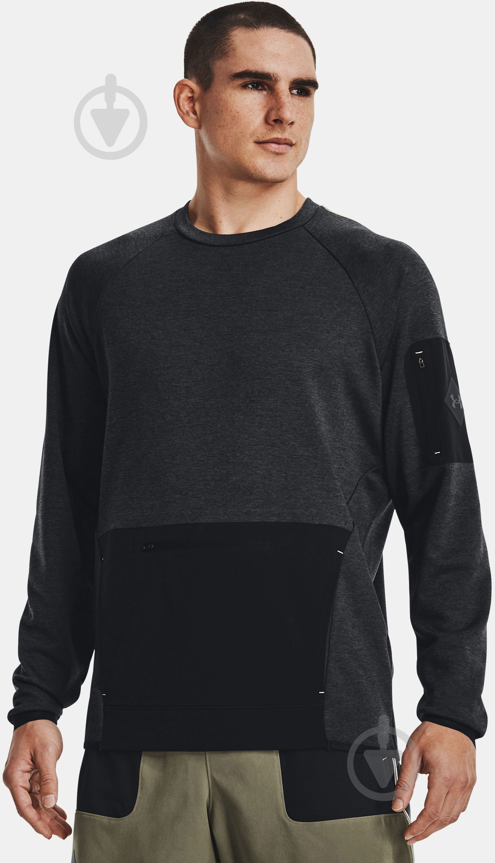 Свитшот Under Armour 1370509-001 р.S черный - фото 3 Свитшот Under Armour 1370509-001 р.S черный - фото 3