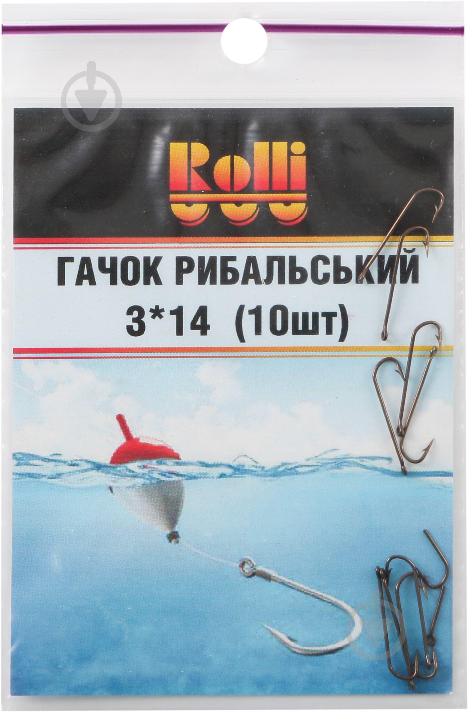 Крючок Rolli 3 х 14 10 шт. - фото 1 Крючок Rolli 3 х 14 10 шт. - фото 1