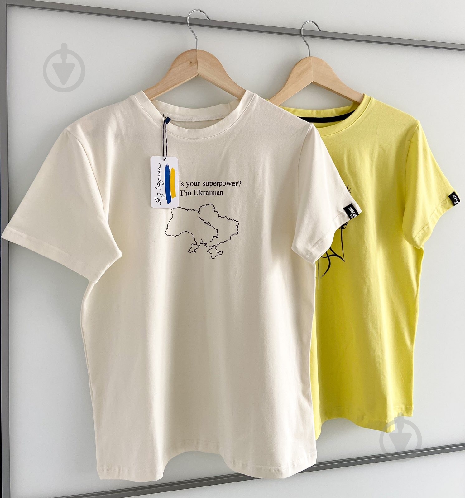 Футболка Карта Украины р.XXL молочный - фото 4