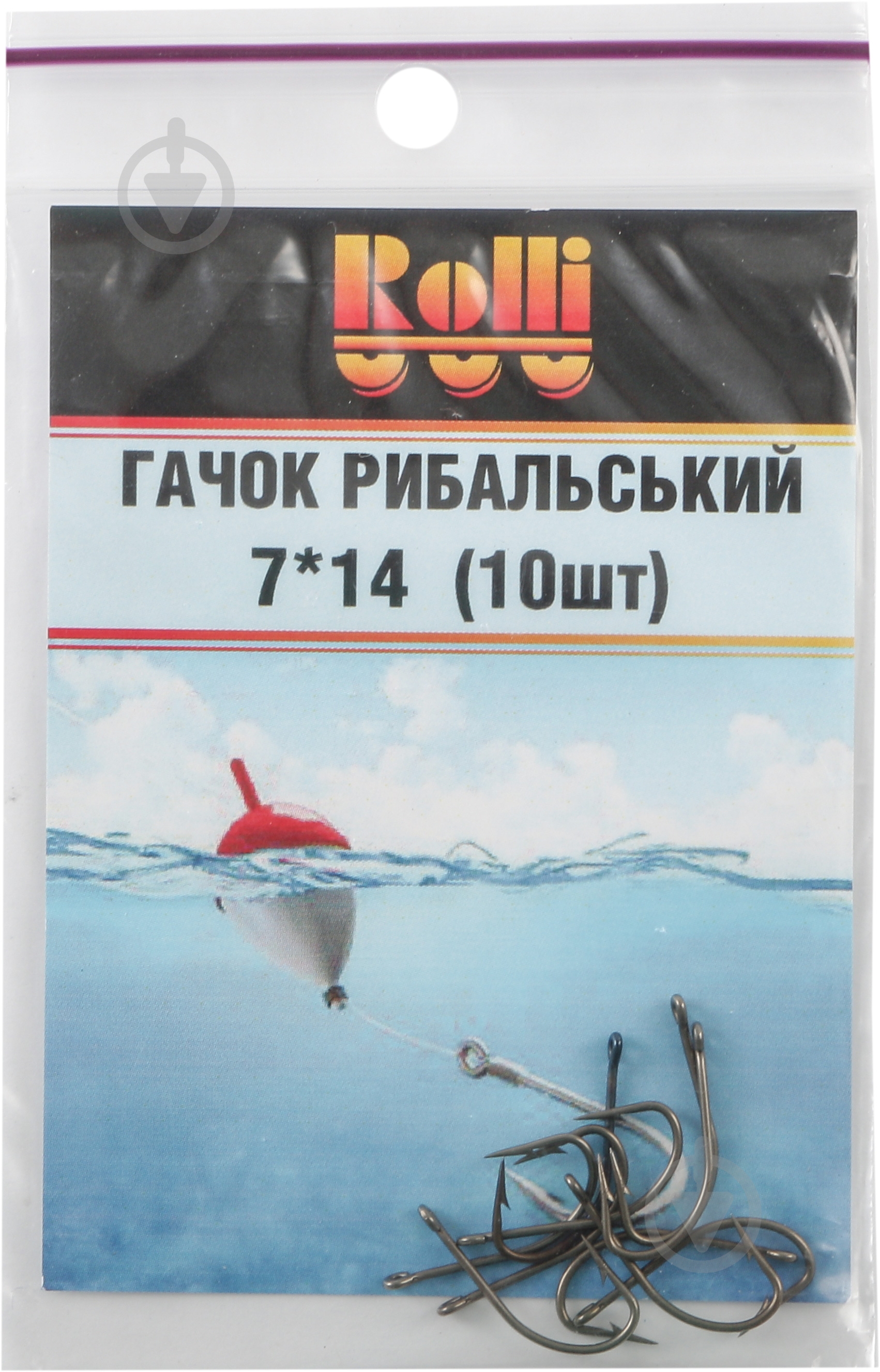 Крючок Rolli 7 х 14 10 шт. - фото 1 Крючок Rolli 7 х 14 10 шт. - фото 1