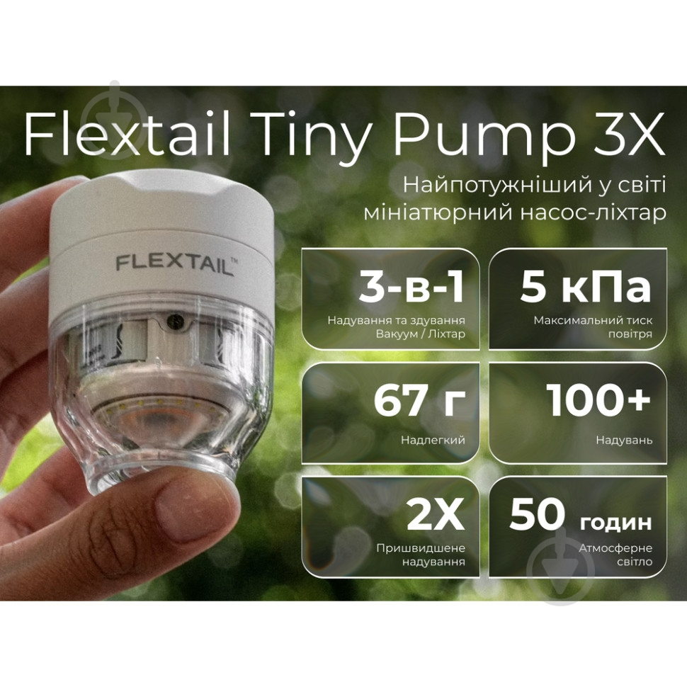 Насос Flextail Tiny Pump 3X Кемпинговый - фото 8
