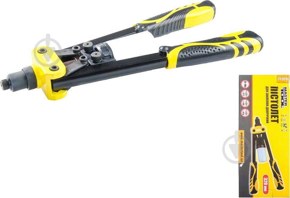 Пистолет для заклепок MASTERTOOL Профи 21-0711 - фото 1