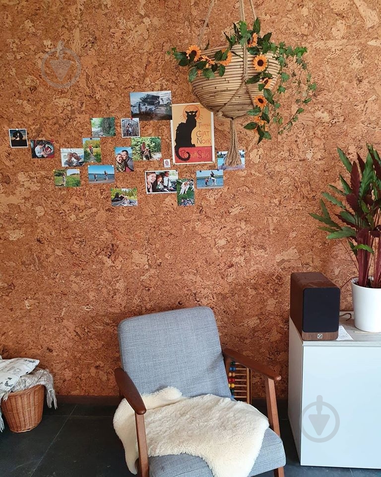 Пробковая Настенная плитка Granorte Twist Red - фото 5