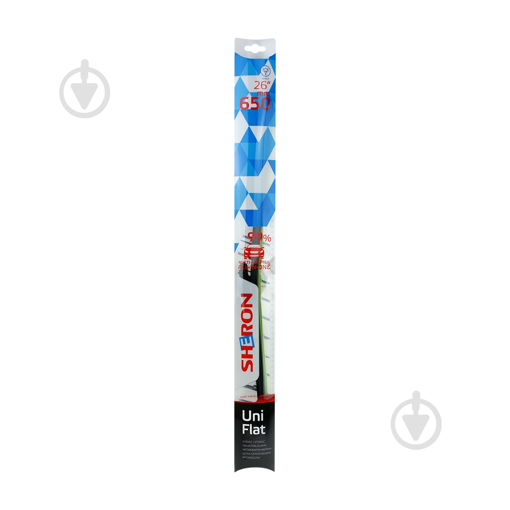 Щітка склоочисника SHERON Uni flat 650 мм 1 шт. - фото 1 Щітка склоочисника SHERON Uni flat 650 мм 1 шт. - фото 1