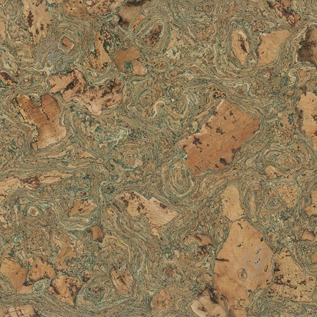 Пробковая Настенная плитка Granorte Twist Green - фото 1