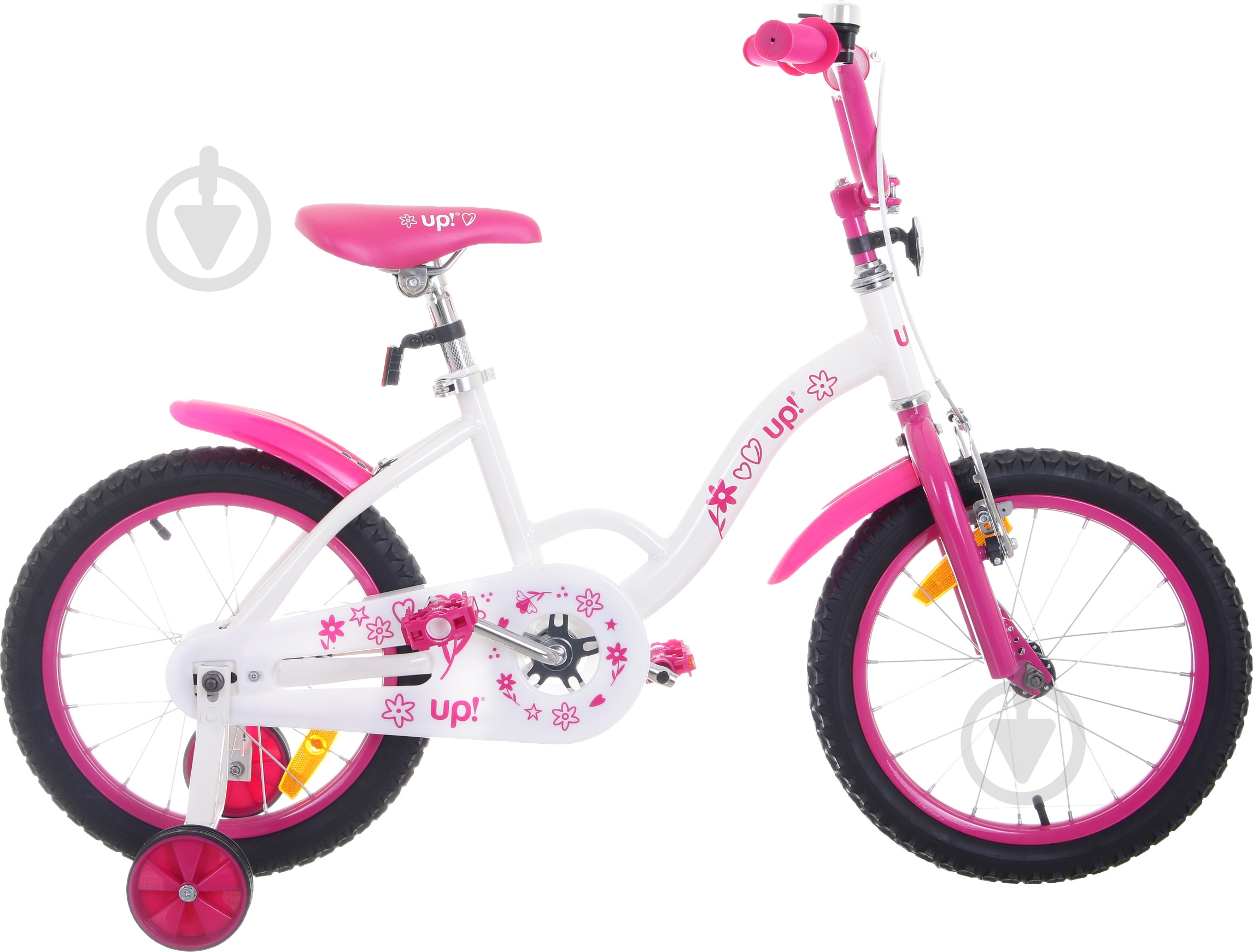 Велосипед детский UP! (Underprice) 16" 8"(20 см) Sky Wh Sky-Wh-UP белый - фото 2 Велосипед детский UP! (Underprice) 16" 8"(20 см) Sky Wh Sky-Wh-UP белый - фото 2