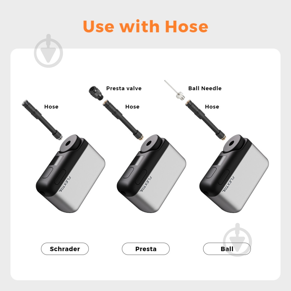 Насос для велосипеда Flextail Tiny Bike Pump Pro, 120 PSI - фото 3