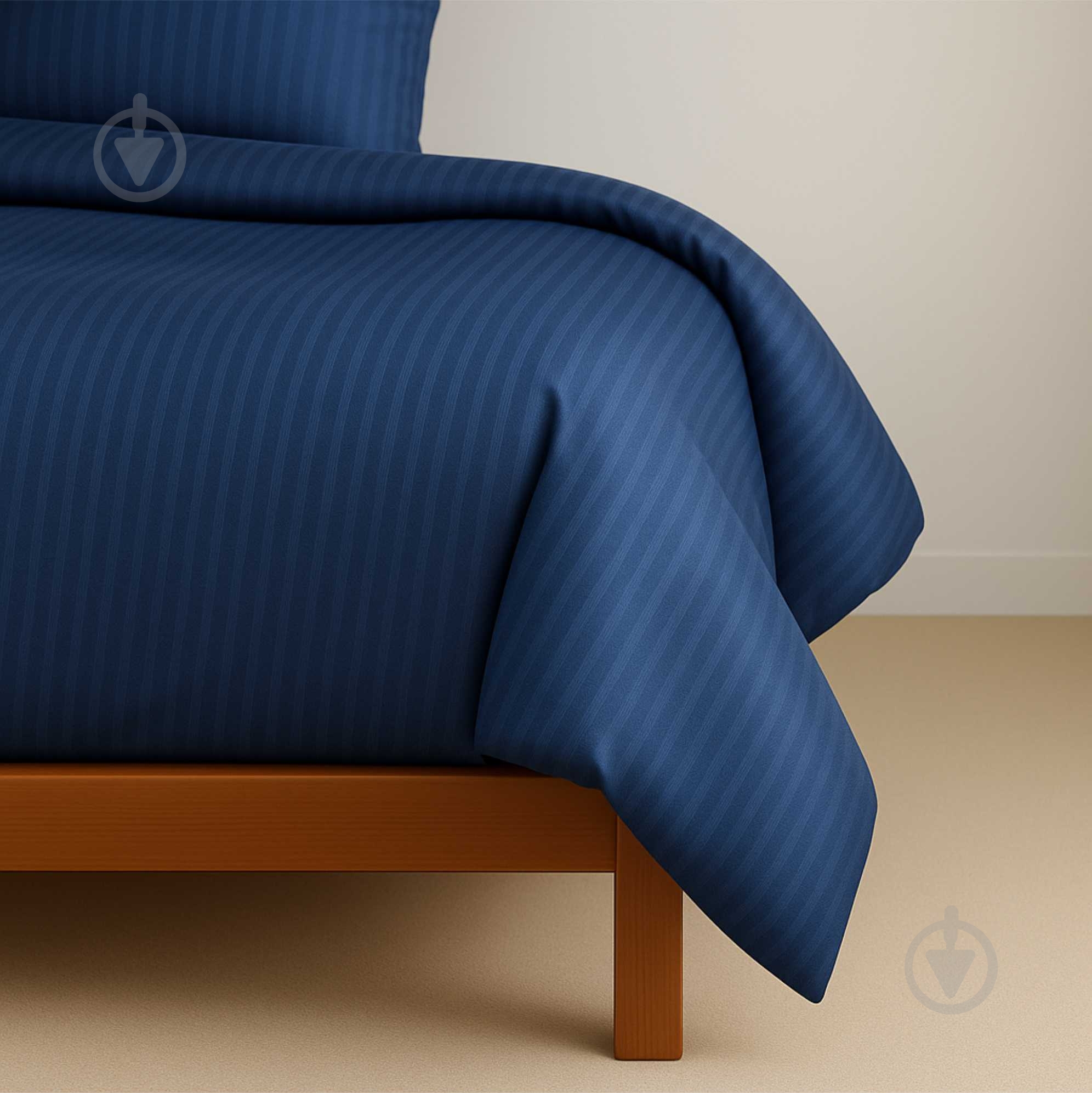Підковдра Boston Royal Blue Stripe 175x210 см синій U-tek - фото 1