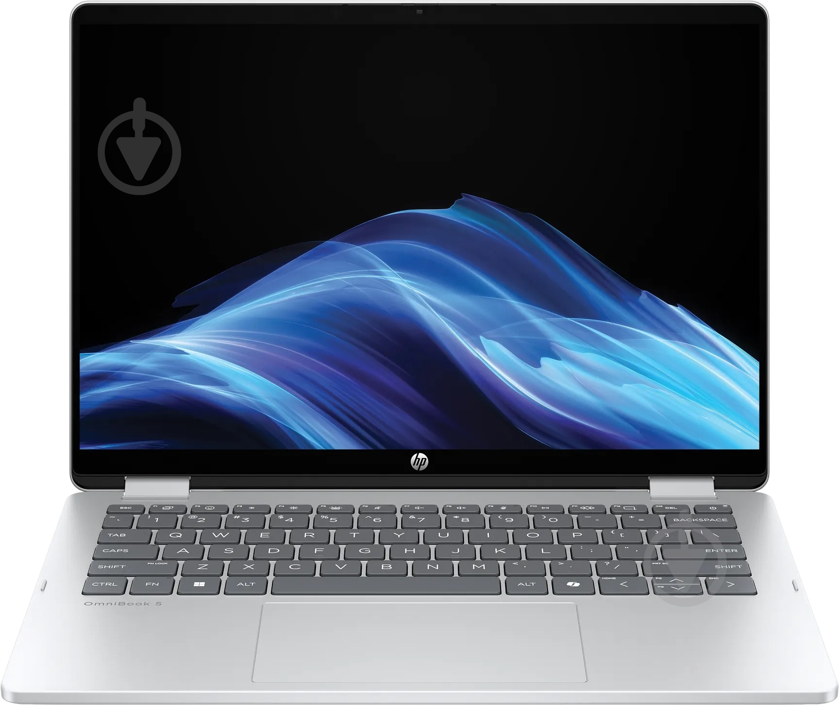 Ноутбук HP OmniBook 5 Flip x360 14" (BV5S8EA) glacier silver - фото 1 Ноутбук HP OmniBook 5 Flip x360 14" (BV5S8EA) glacier silver - фото 1
