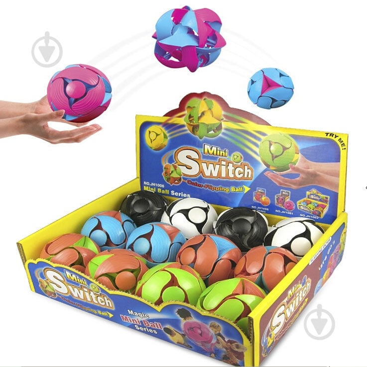 Игрушка Switcg pitch Мяч-трансформер 7 см в ассортименте MX0321605 - фото 1