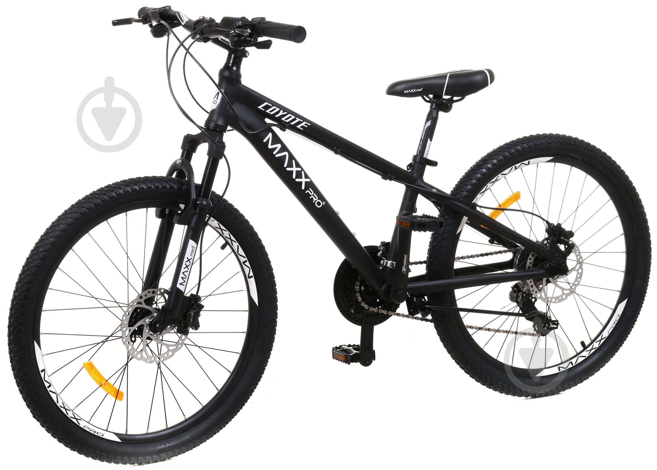 Велосипед MaxxPro 24" 12"(30 см) COYOTE-MAXX черно-белый - фото 1 Велосипед MaxxPro 24" 12"(30 см) COYOTE-MAXX черно-белый - фото 1