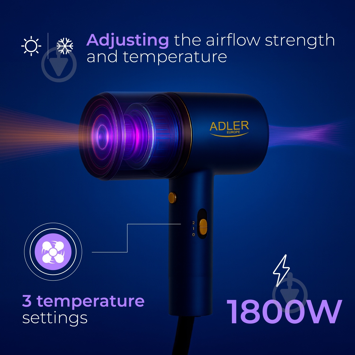 Фен Adler AD-2280 - фото 11