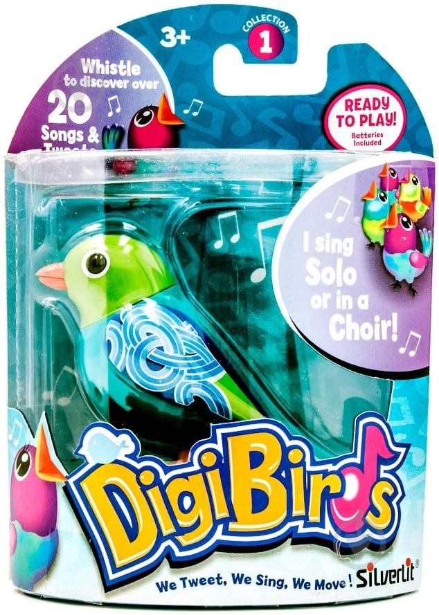 Інтерактивна пташка Silverlit DigiBirds Хмаринка 88025-8 - фото 5 Інтерактивна пташка Silverlit DigiBirds Хмаринка 88025-8 - фото 5