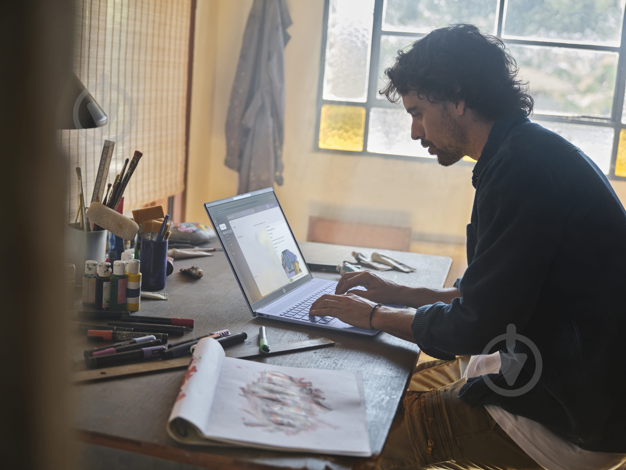 Ноутбук HP OmniBook 5 16-af1004ua 16" (BV5V7EA) sky blue - фото 9 Ноутбук HP OmniBook 5 16-af1004ua 16" (BV5V7EA) sky blue - фото 9