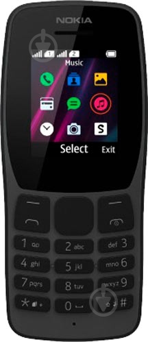 Мобільний телефон Nokia 110 DS 2019 black - фото 2