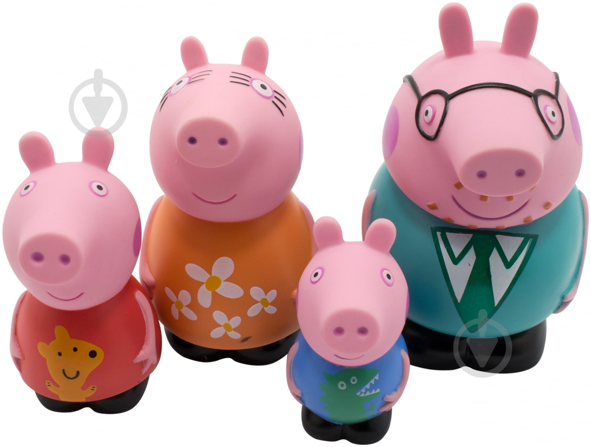 Набор для ванны Peppa Pig Семья Пеппы 25068 - фото 1 Набор для ванны Peppa Pig Семья Пеппы 25068 - фото 1