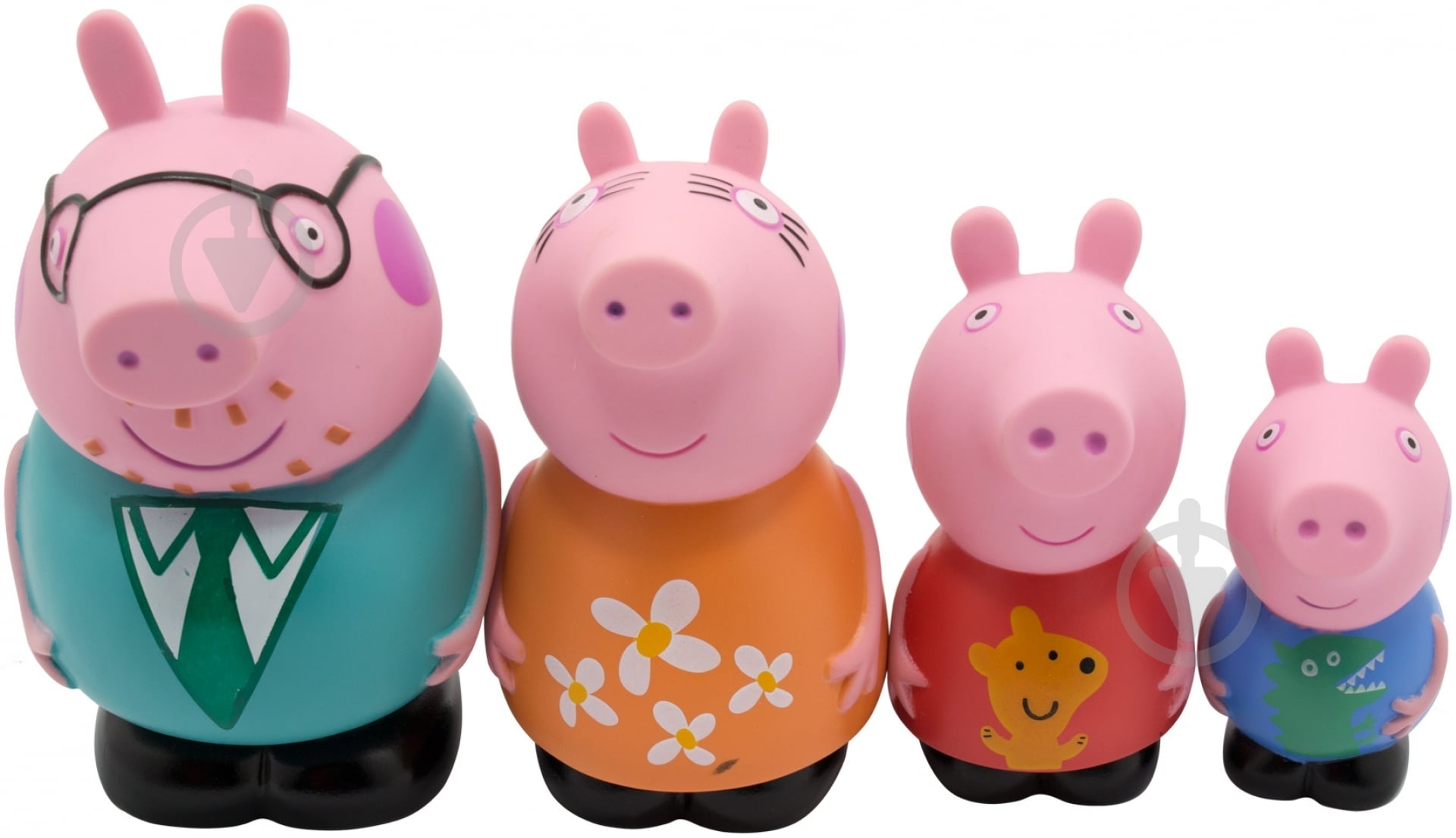 Набор для ванны Peppa Pig Семья Пеппы 25068 - фото 2 Набор для ванны Peppa Pig Семья Пеппы 25068 - фото 2