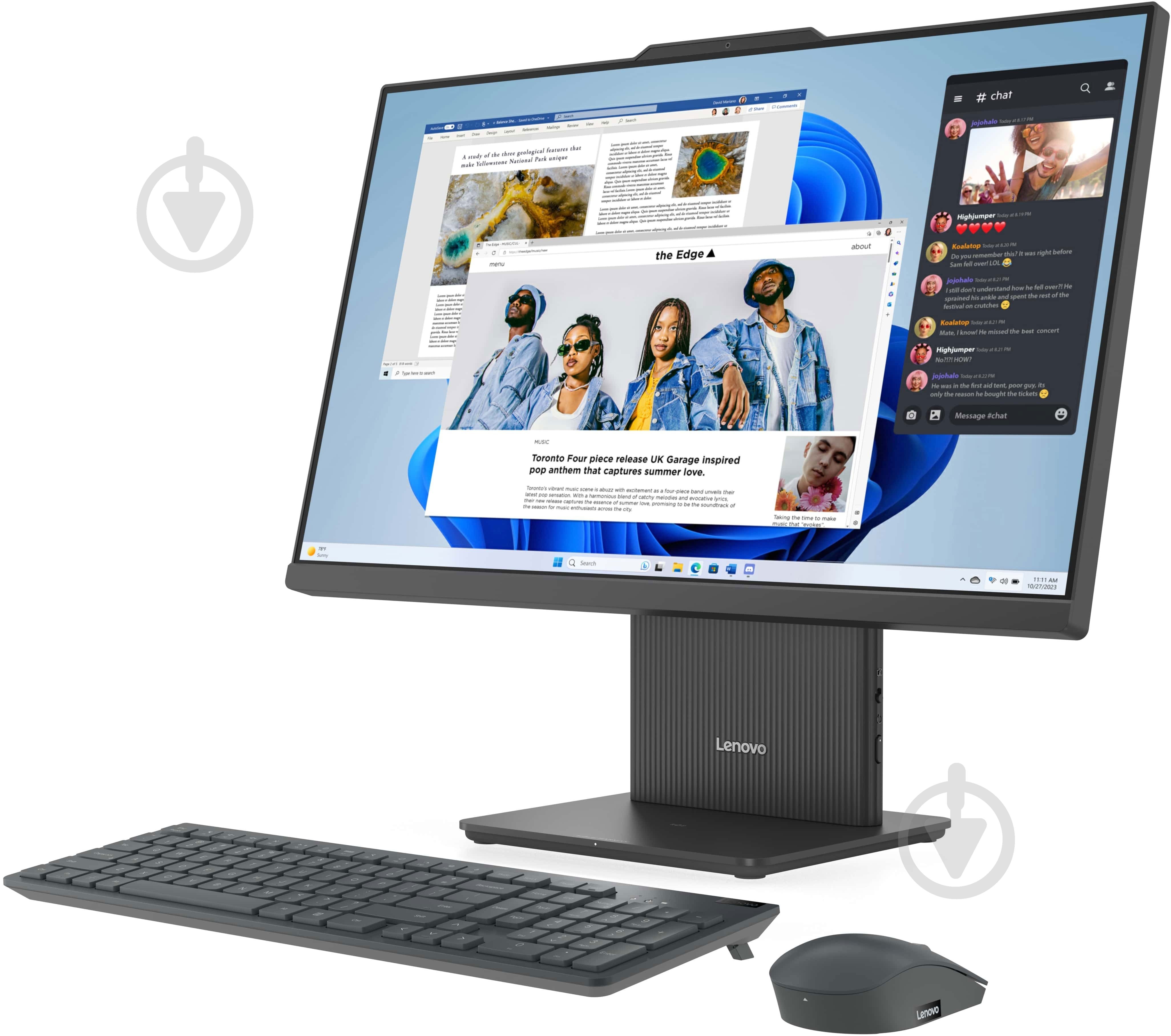Моноблок Lenovo IdeaCentre AIO 24IRH9 23,8" (F0HN00HQUO) luna grey - фото 7