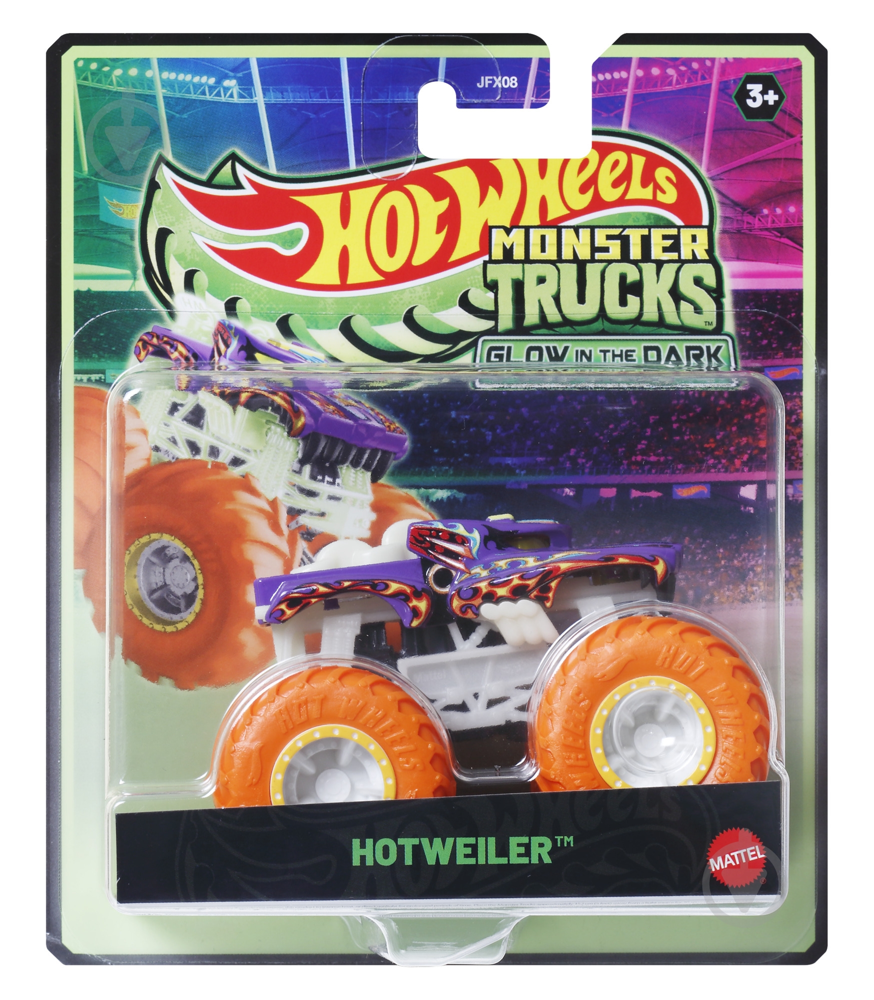 ᐉ Іграшка Hot Wheels машинка-позашляховик серії сяючі в темряві