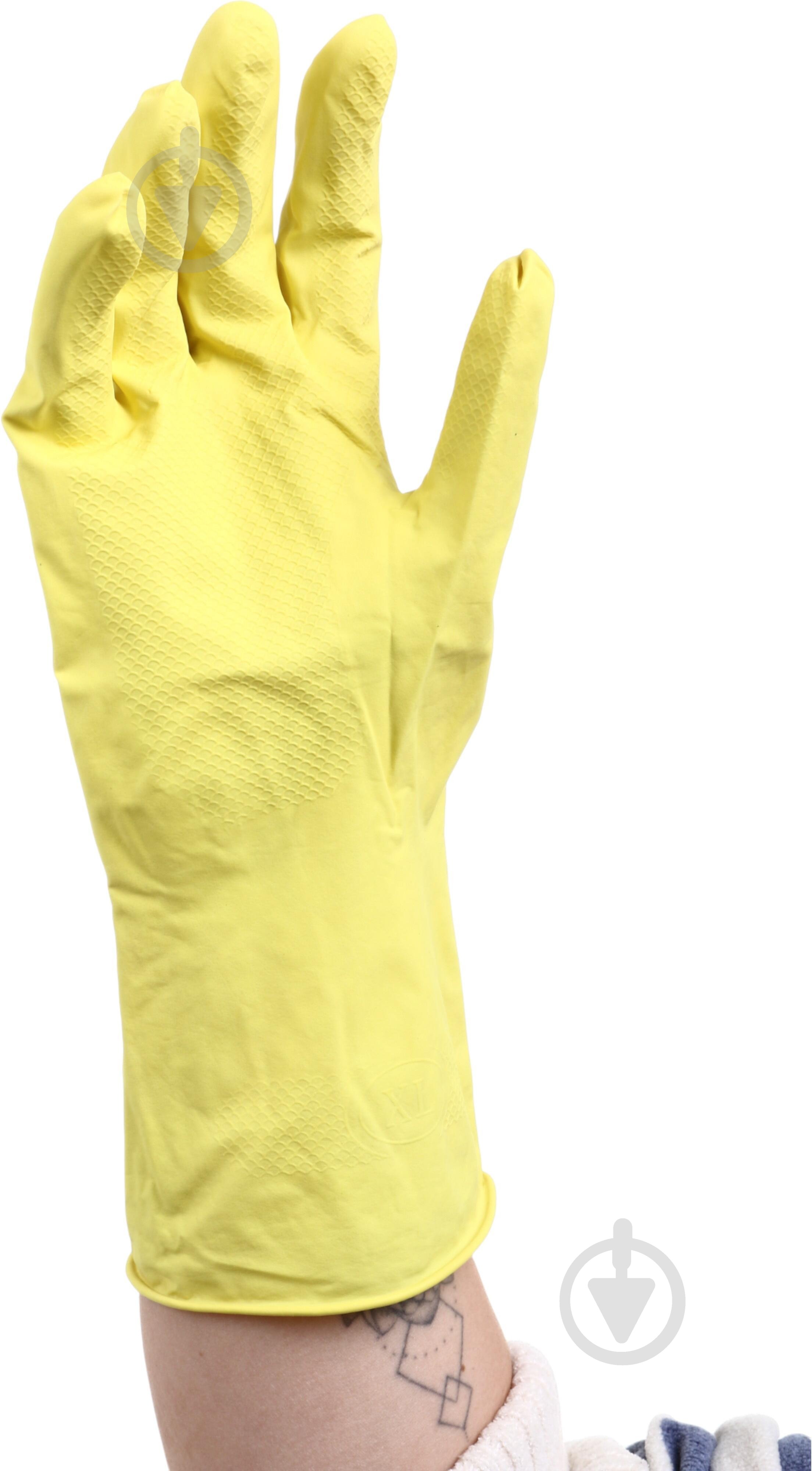 Перчатки латексные OBERY латексные стандартные р. XL 2 пар/уп. - фото 3