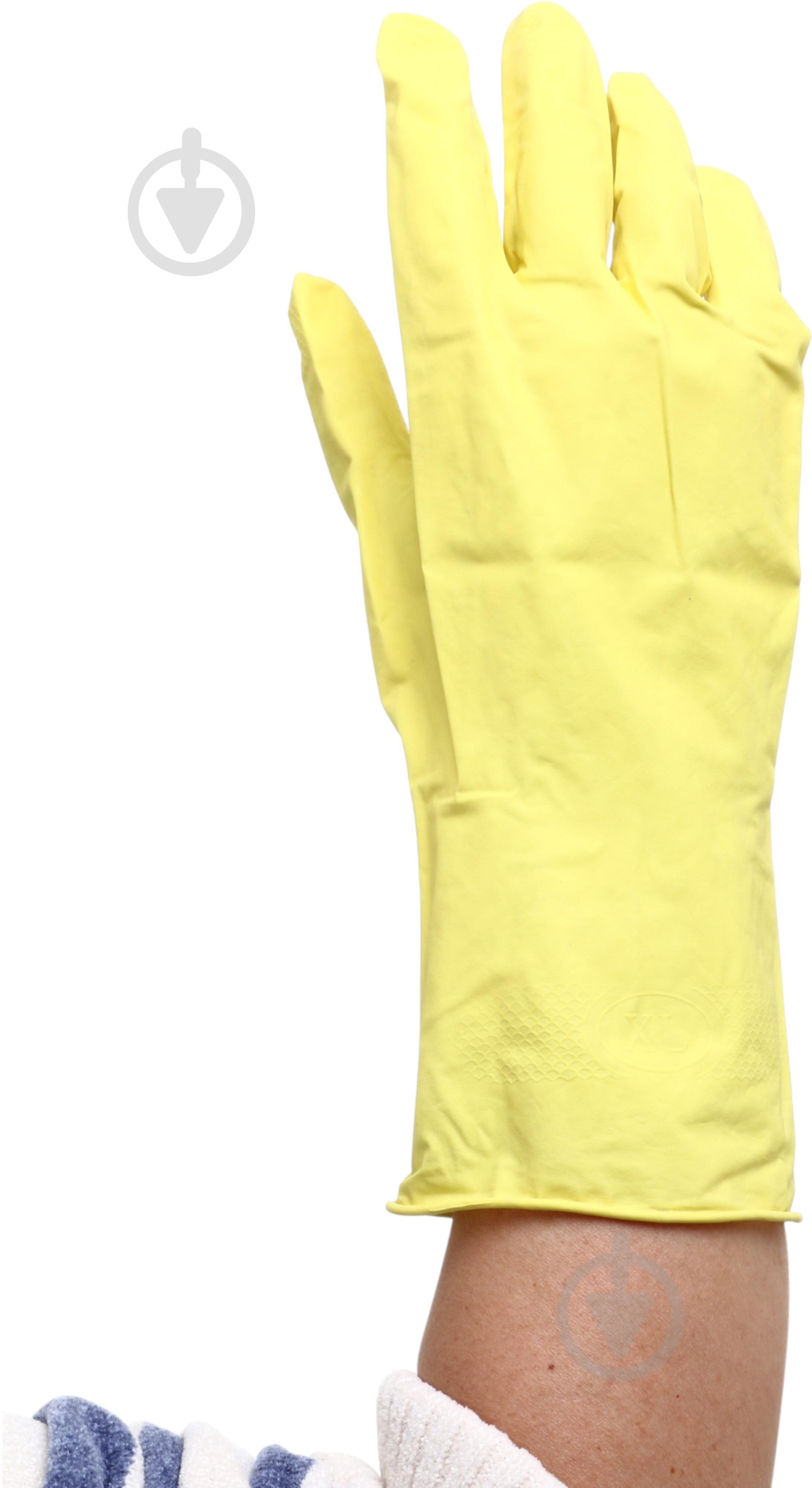 Перчатки латексные OBERY латексные стандартные р. XL 2 пар/уп. - фото 2