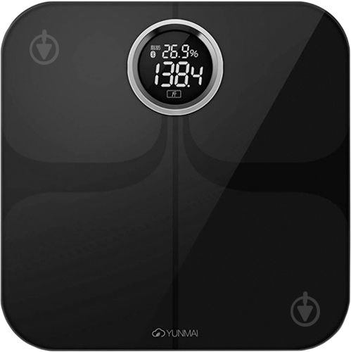Весы напольные Yunmai Premium Smart Scale black (M1301-BK) - фото 2 Весы напольные Yunmai Premium Smart Scale black (M1301-BK) - фото 2
