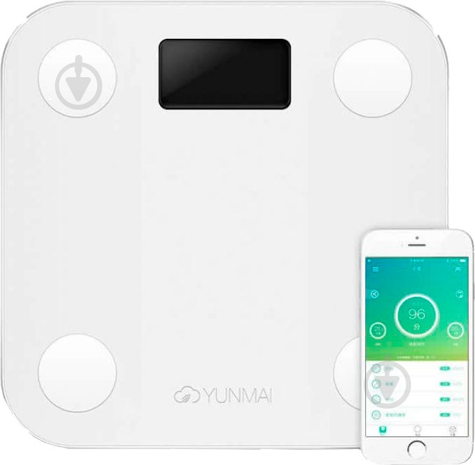 Весы напольные Yunmai Mini Smart Scale white (M1501-WH) - фото 1 Весы напольные Yunmai Mini Smart Scale white (M1501-WH) - фото 1