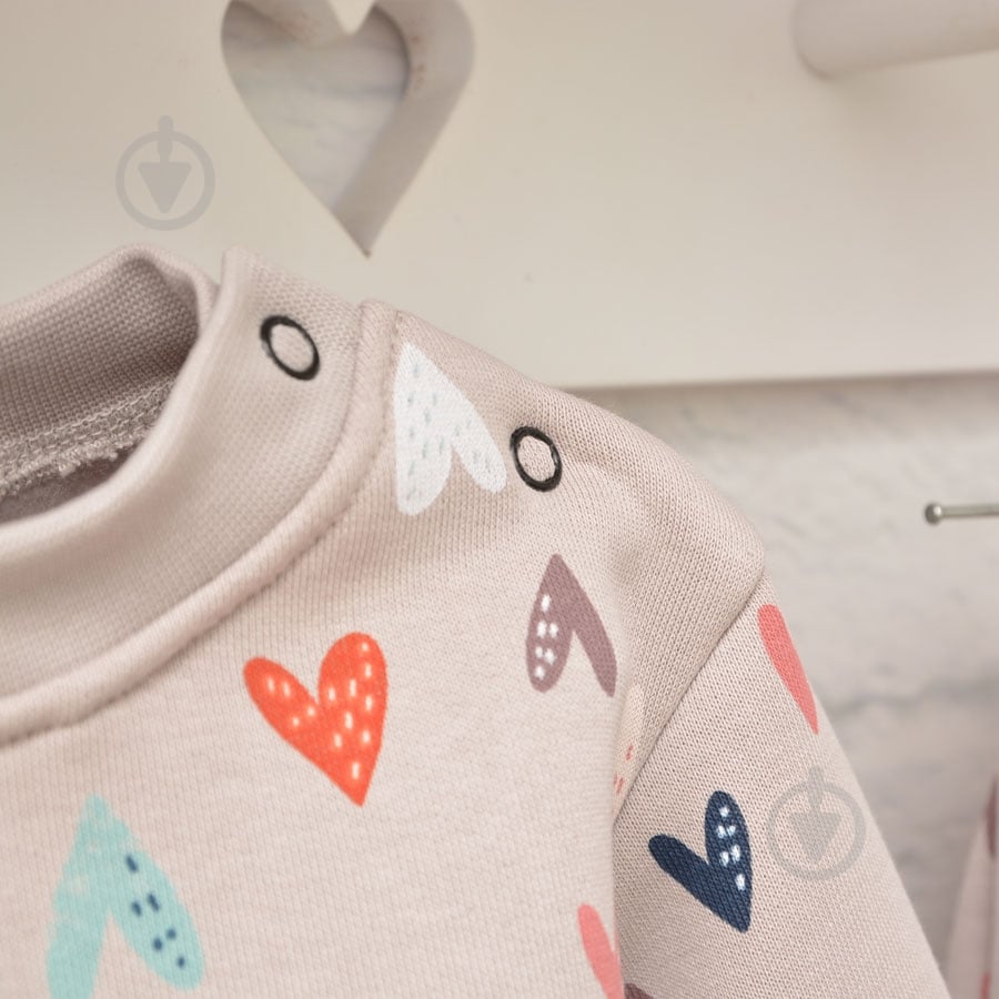 Комплект Blanka Сердечко серый р.56-62 - фото 2