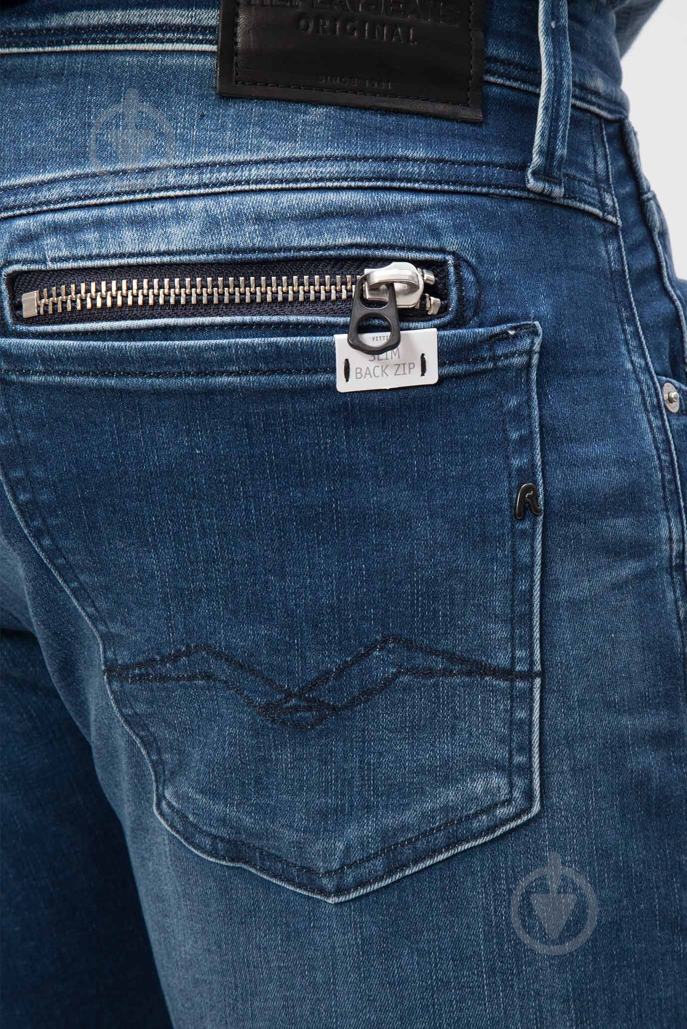 Джинсы Replay ANBASS BACK ZIP MC914 .000.93A 915-7 р. 29-32 синий - фото 5 Джинсы Replay ANBASS BACK ZIP MC914 .000.93A 915-7 р. 29-32 синий - фото 5