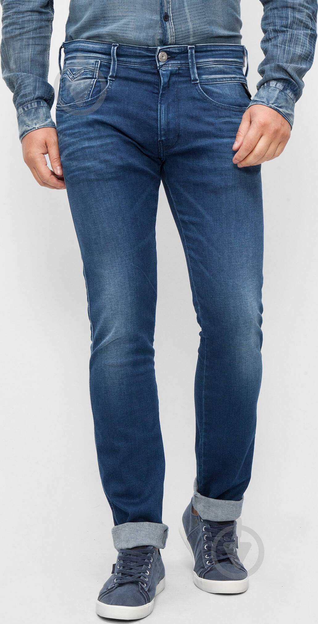 Джинсы Replay ANBASS BACK ZIP MC914 .000.93A 915-7 р. 29-32 синий - фото 1 Джинсы Replay ANBASS BACK ZIP MC914 .000.93A 915-7 р. 29-32 синий - фото 1