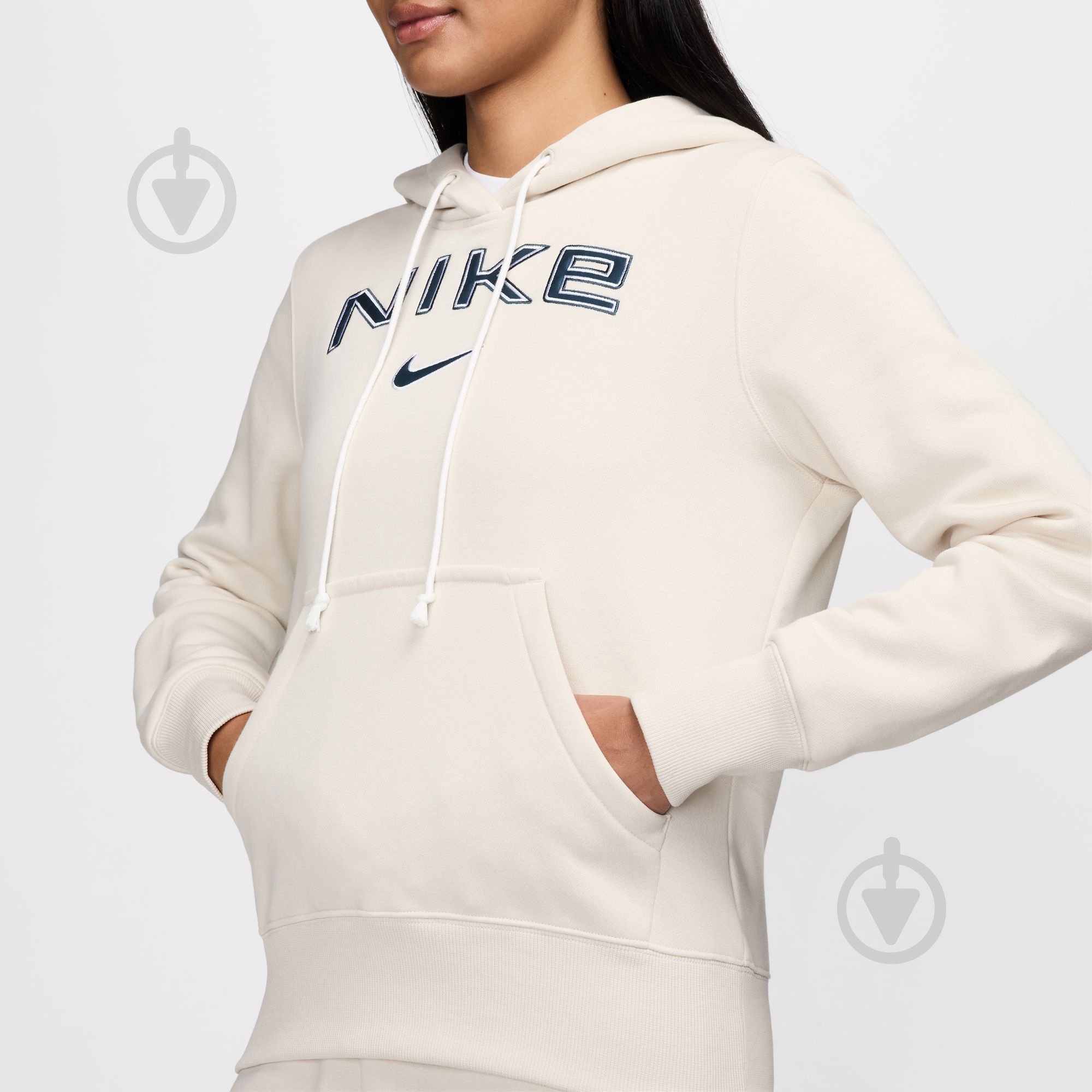 ᐉ Джемпер Nike W NSW PHNX FLC STD PO LOGO HDY HM9751-104 р.S бежевый ...