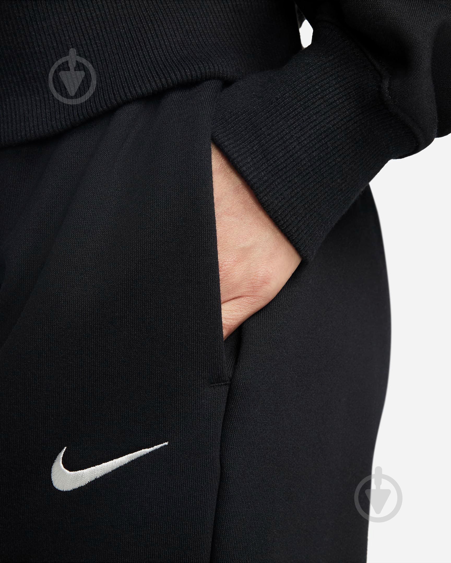 ᐉ Джемпер Nike W NSW PHNX FLC QZ CROP DQ5767-010 р.M черный