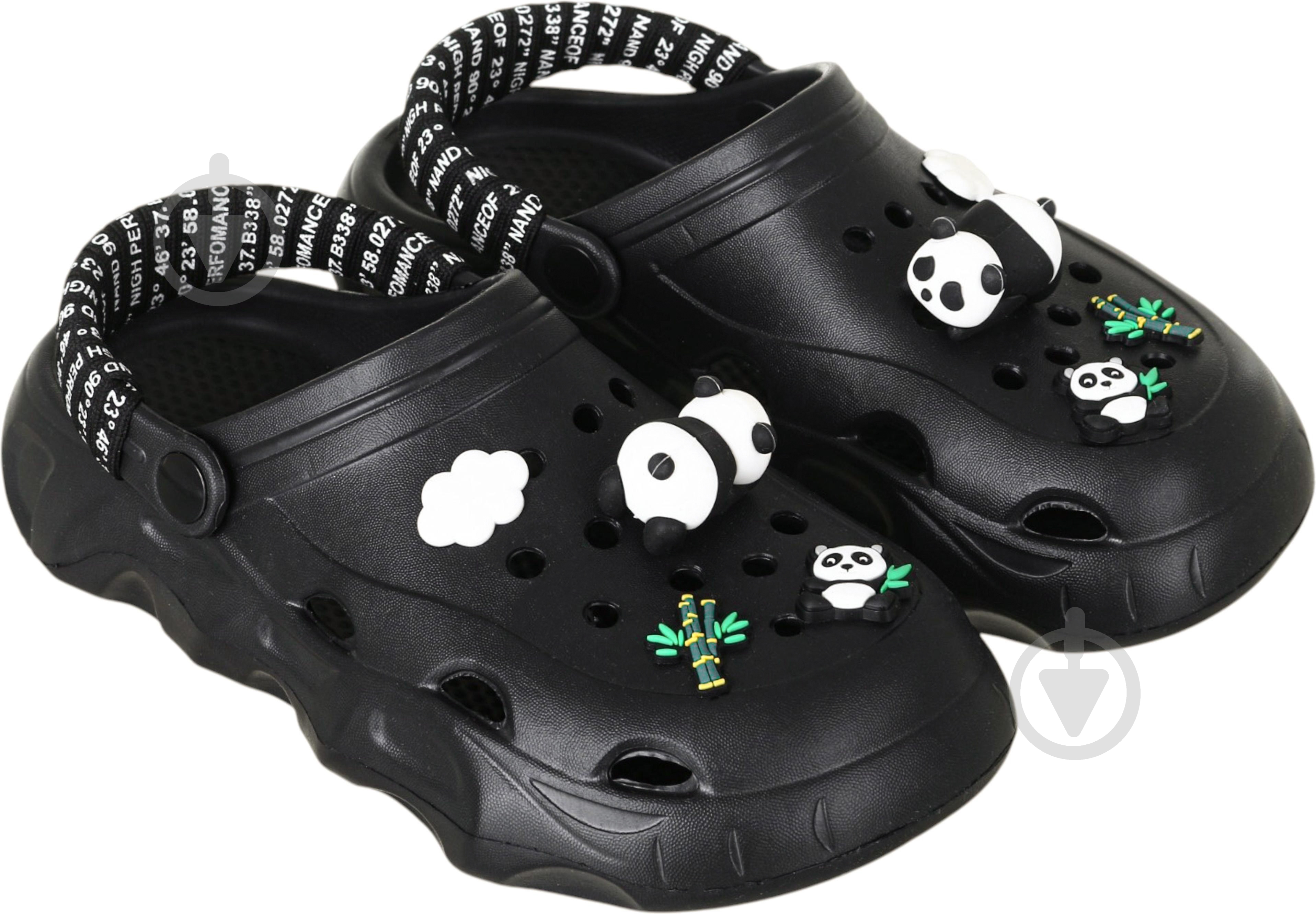 Сабо Sensio Panda р.40-41 черный - фото 1