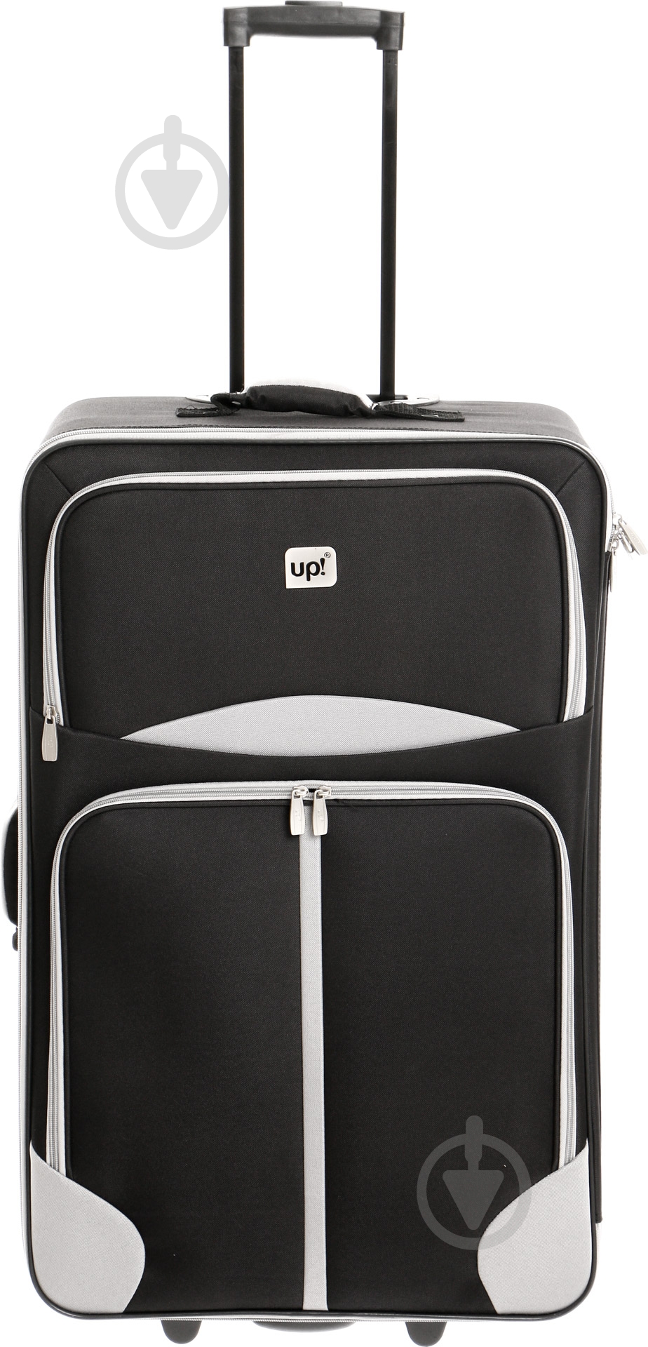 Валіза UP! (Underprice) 73 л чорний із сірим UP 1022NC 71x45x23 см - фото 1
