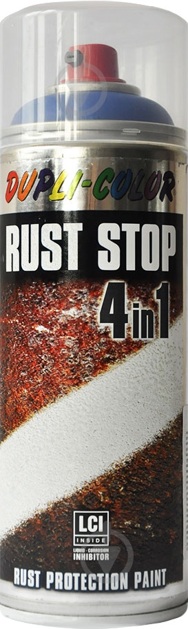Емаль Dupli-Color аерозольна Rust Stop 4 в 1 синій мат 400 мл - фото 1 Емаль Dupli-Color аерозольна Rust Stop 4 в 1 синій мат 400 мл - фото 1